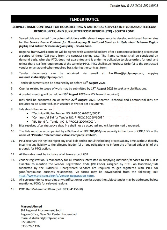 Tender Document