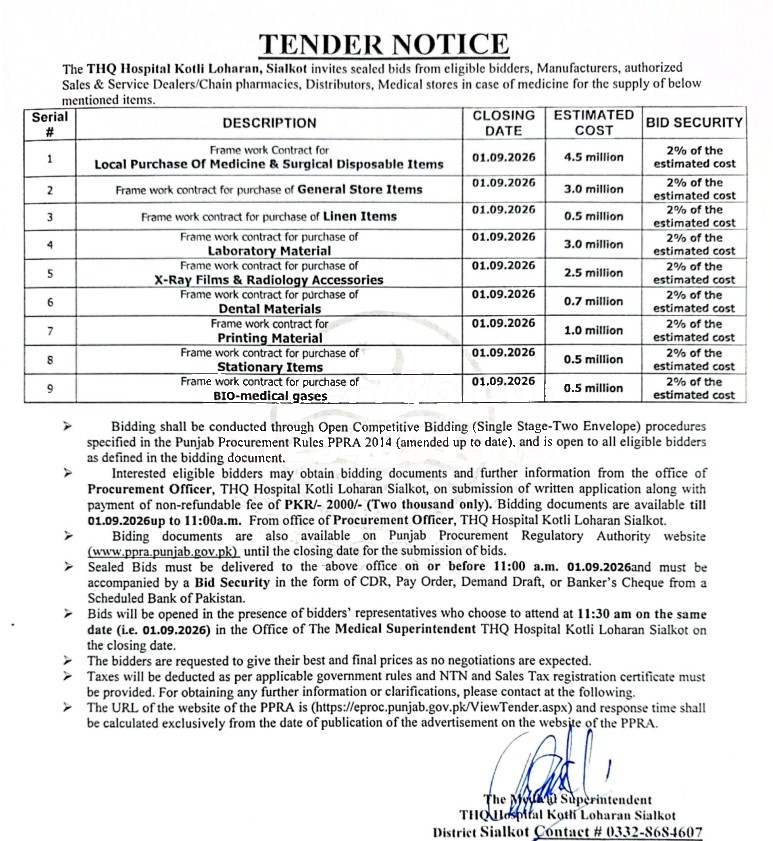 Tender Document