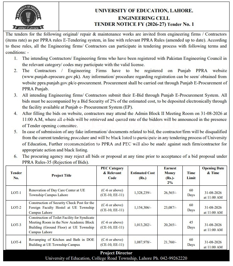 Tender Document