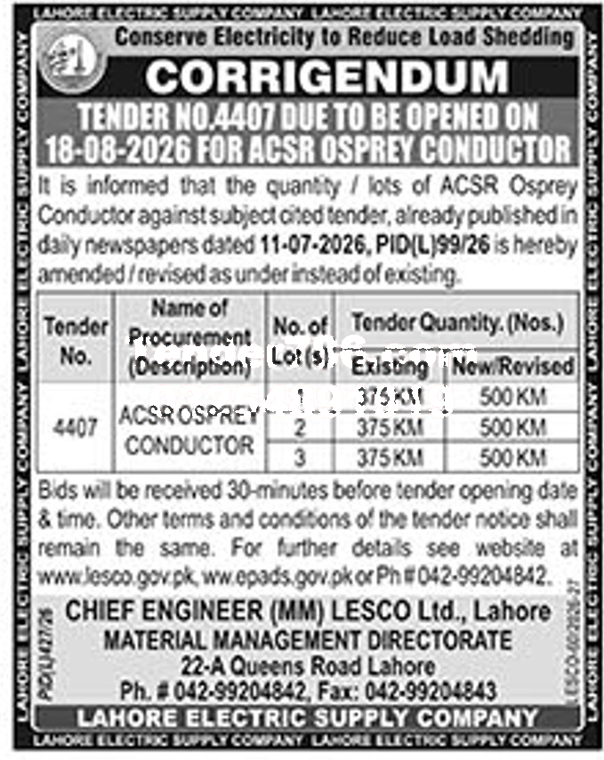Tender Document