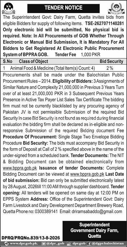 Tender Document