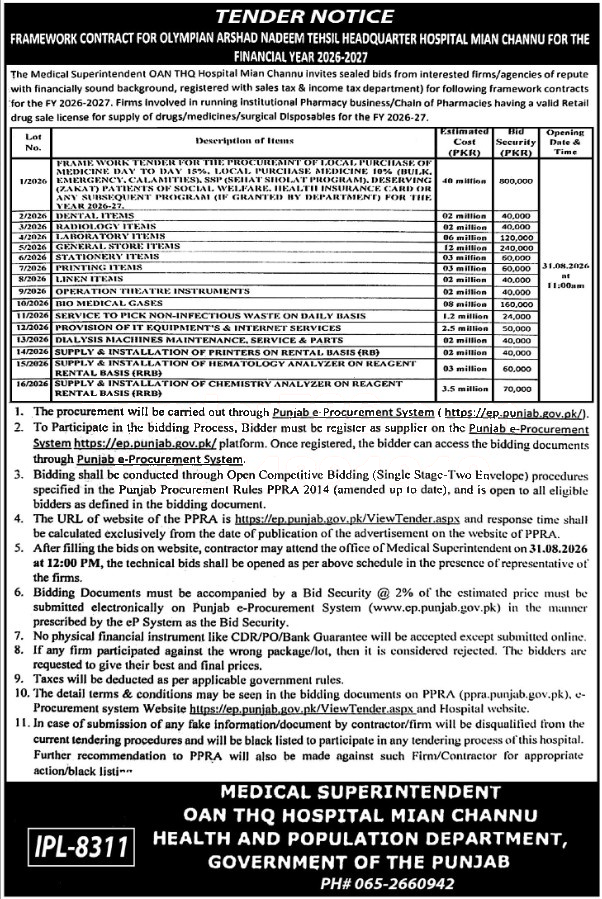 Tender Document