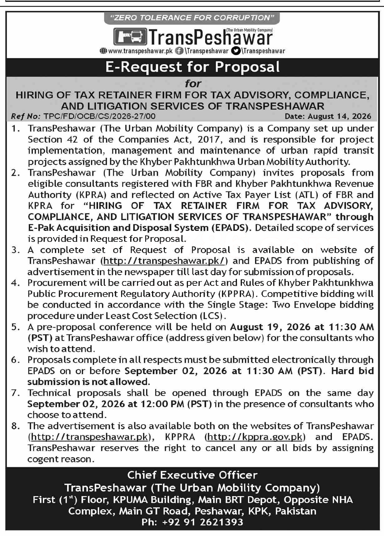 Tender Document