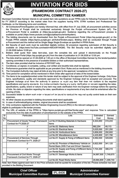 Tender Document