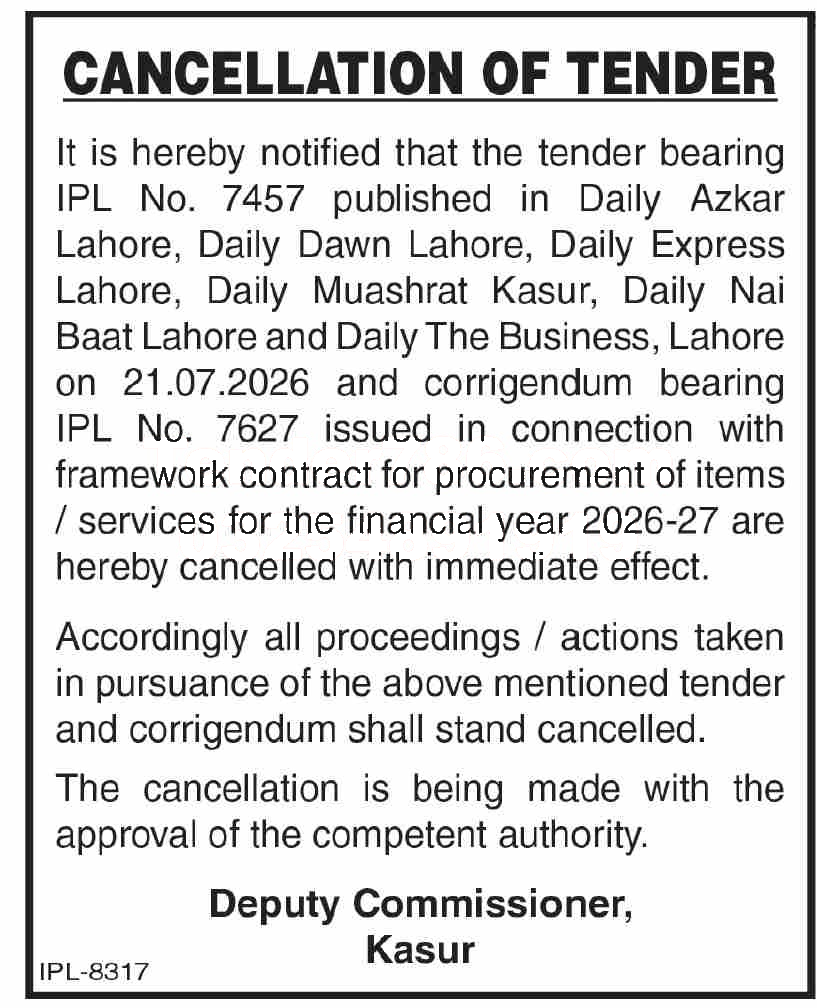 Tender Document