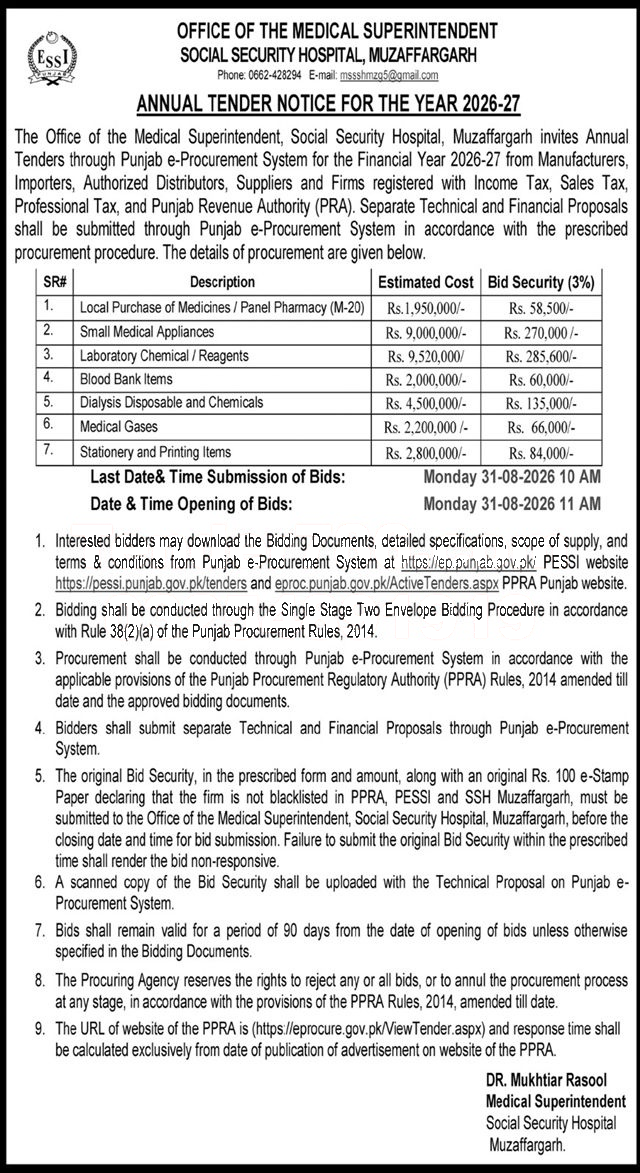 Tender Document
