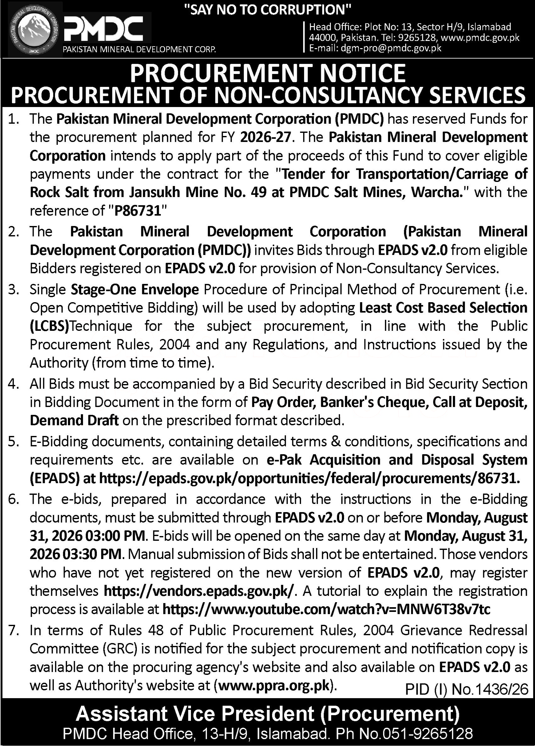 Tender Document
