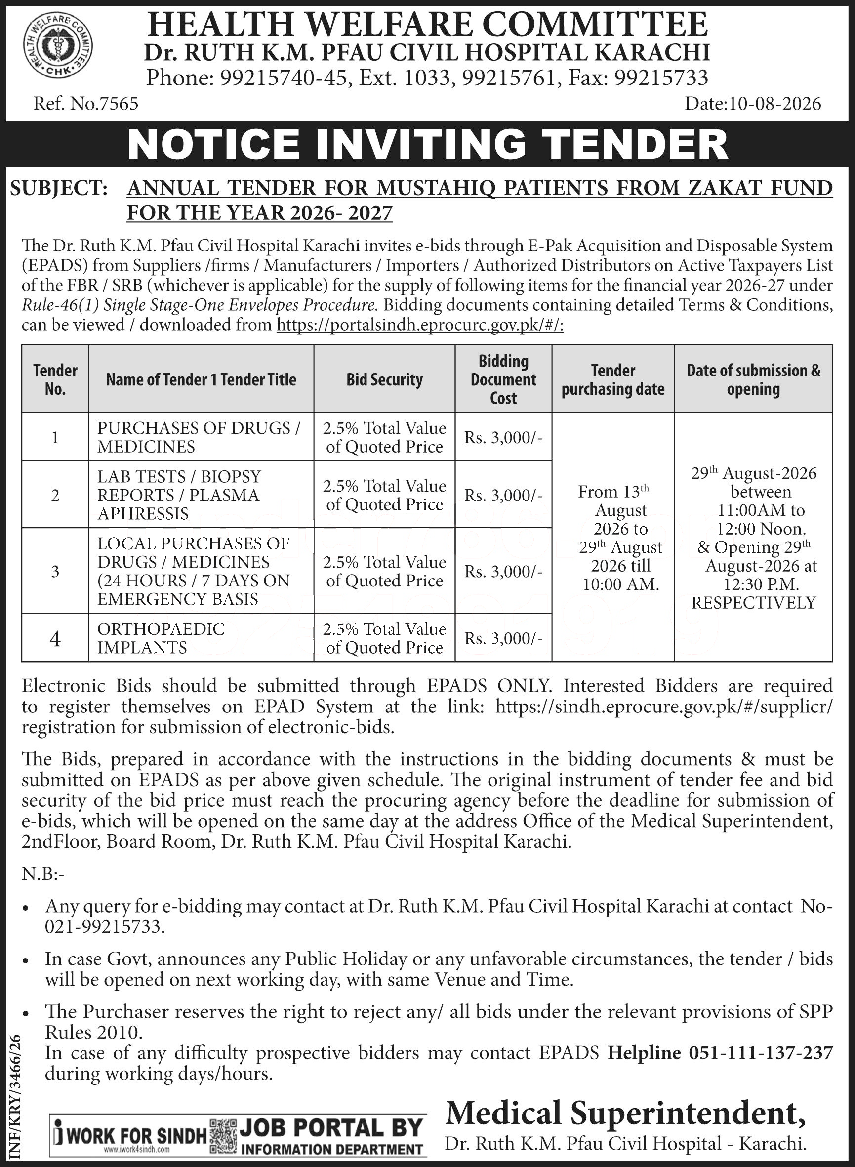 Tender Document