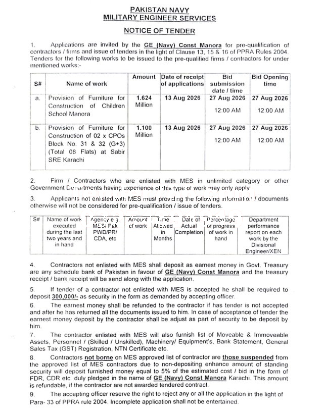 Tender Document