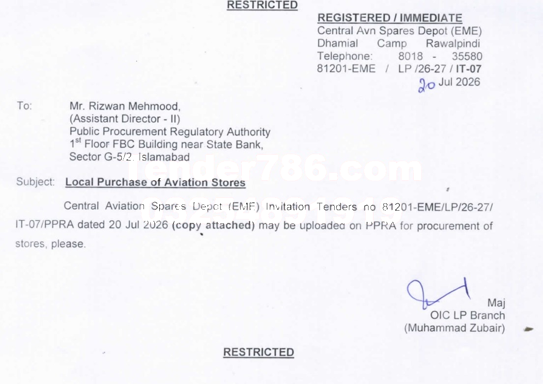 Tender Document