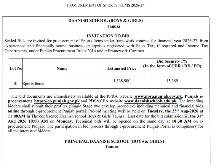 Tender Document