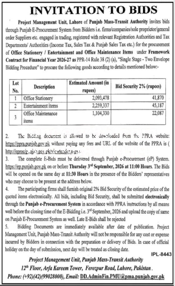 Tender Document