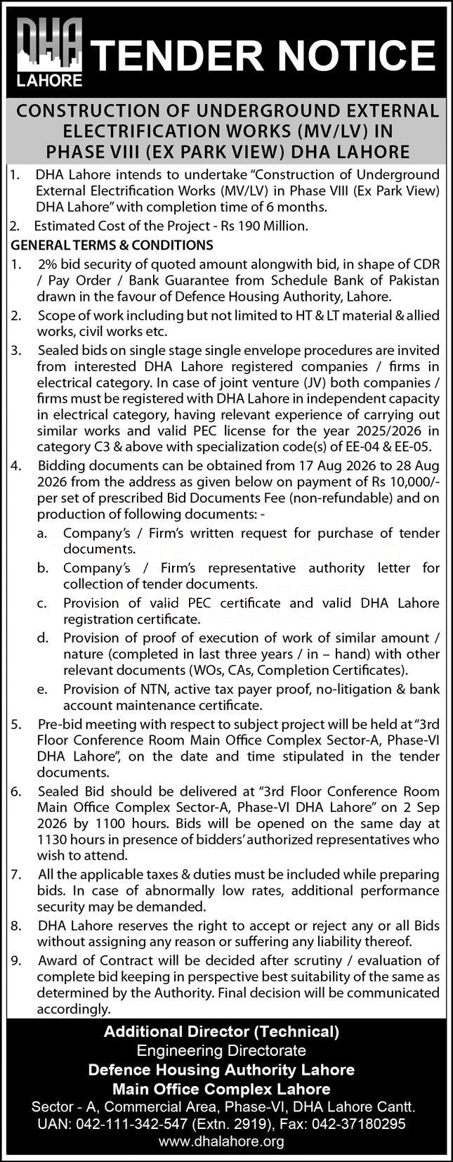 Tender Document