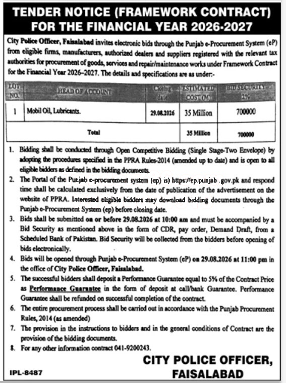 Tender Document