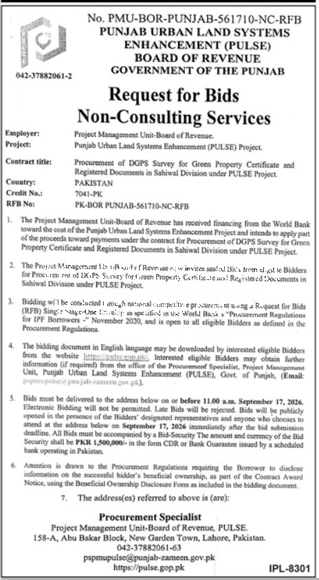 Tender Document