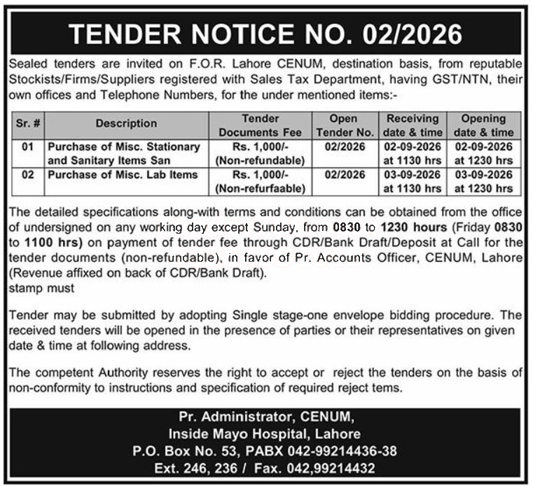 Tender Document