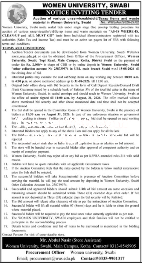 Tender Document