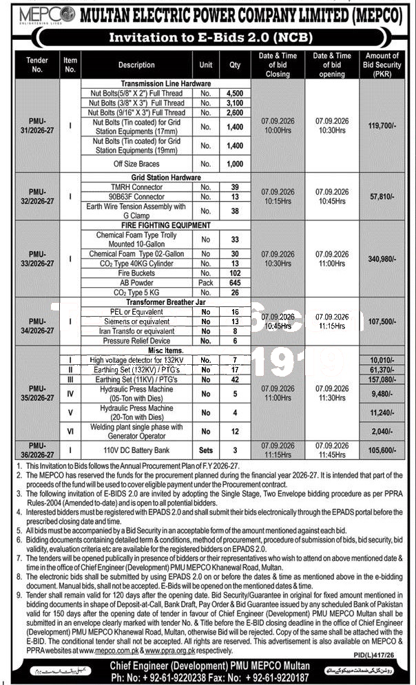 Tender Document