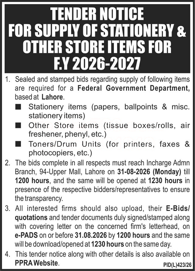 Tender Document