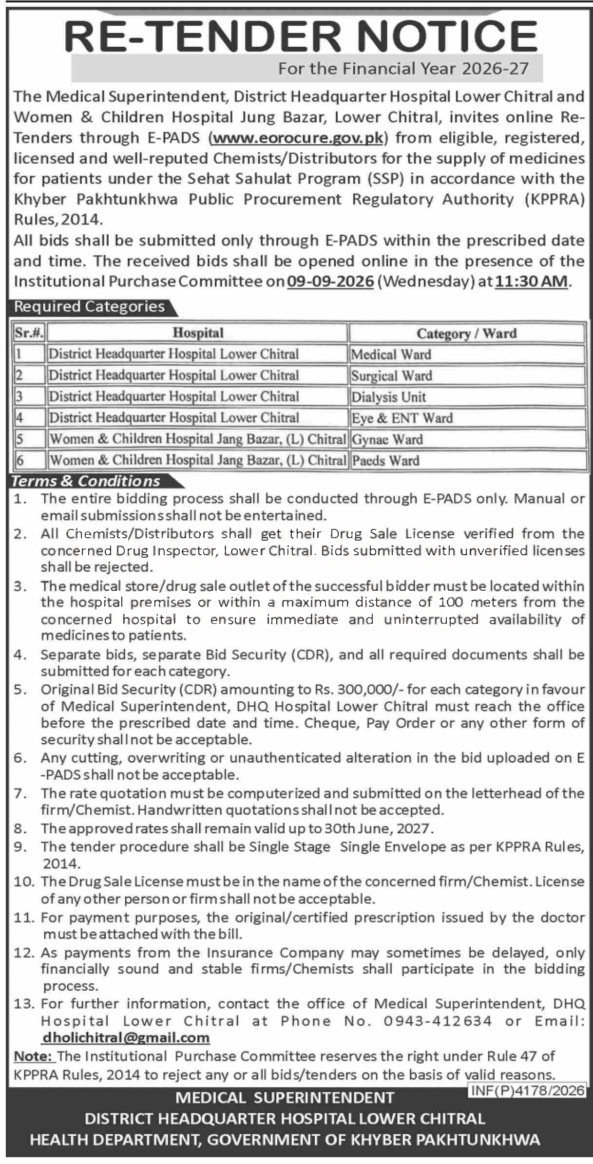 Tender Document