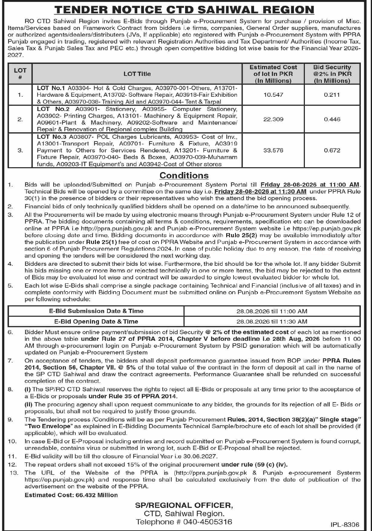 Tender Document