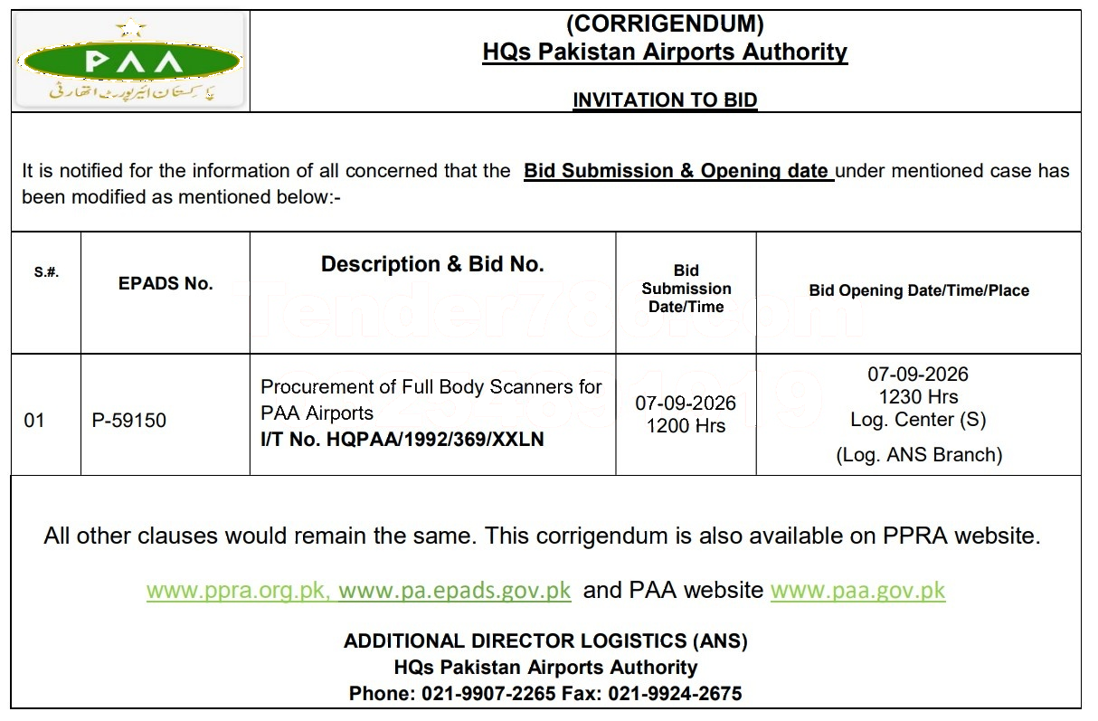 Tender Document