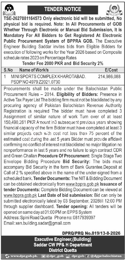 Tender Document
