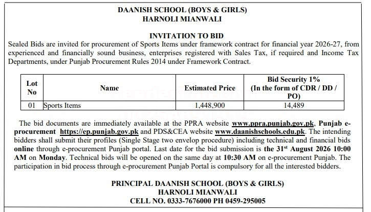 Tender Document