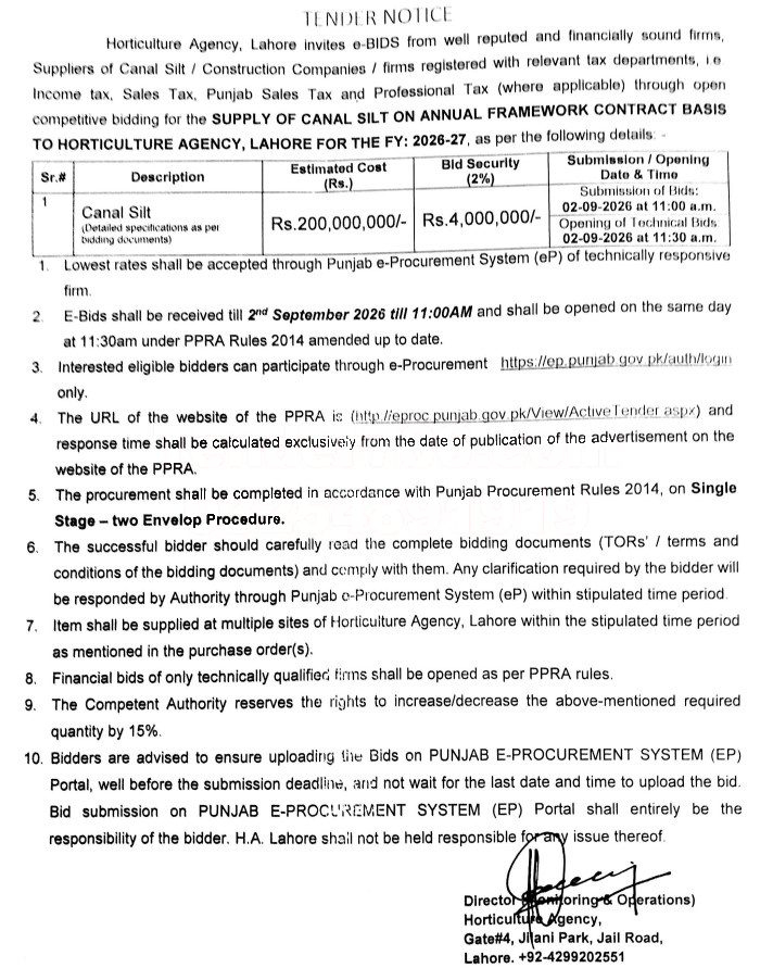 Tender Document