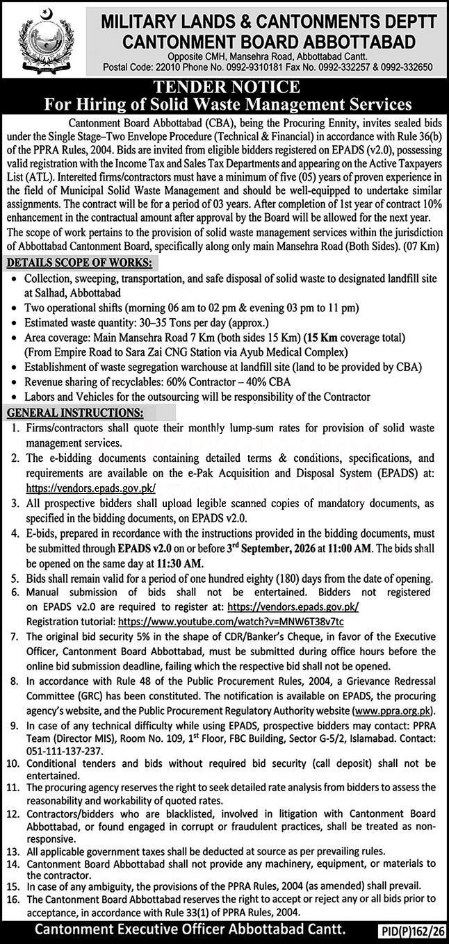 Tender Document
