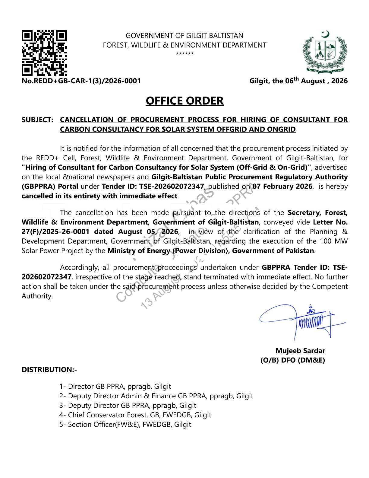 Tender Document