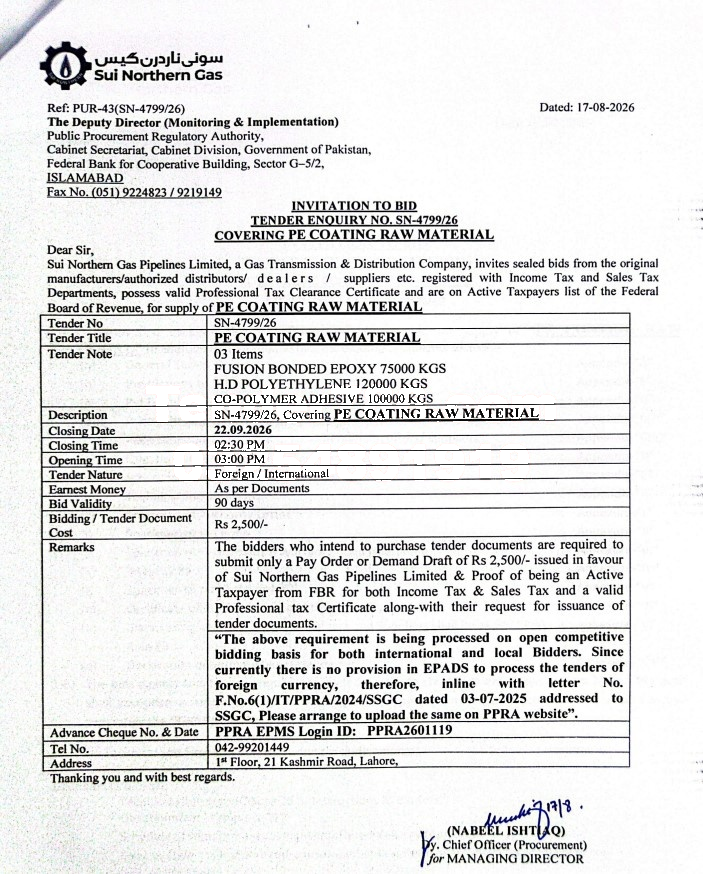 Tender Document