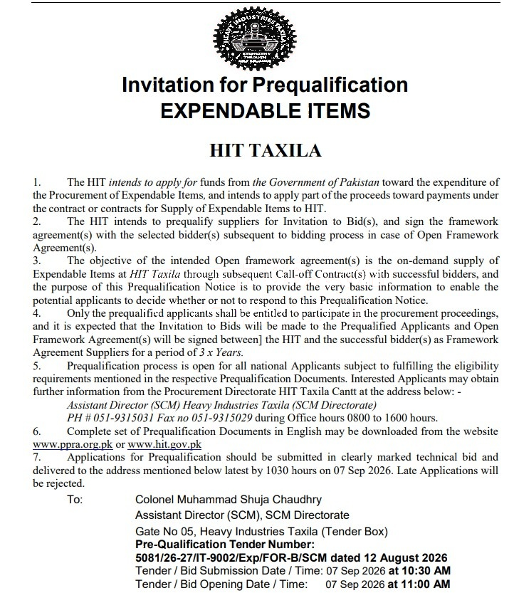Tender Document