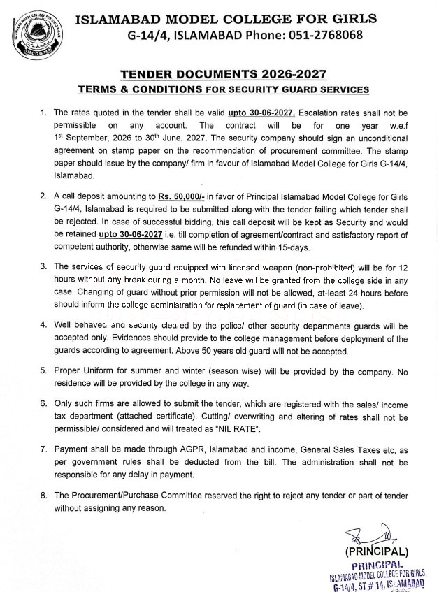 Tender Document