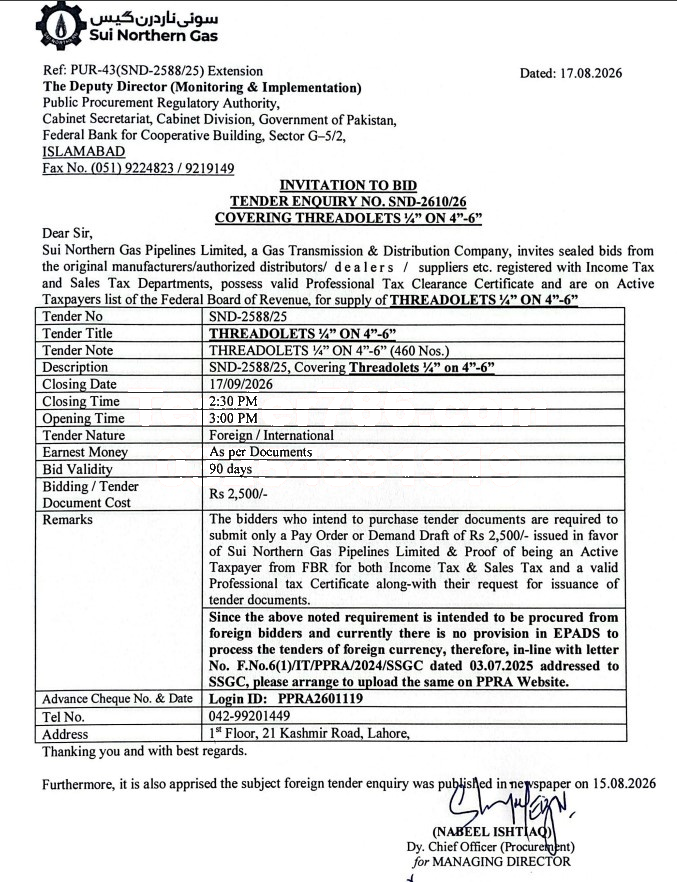 Tender Document