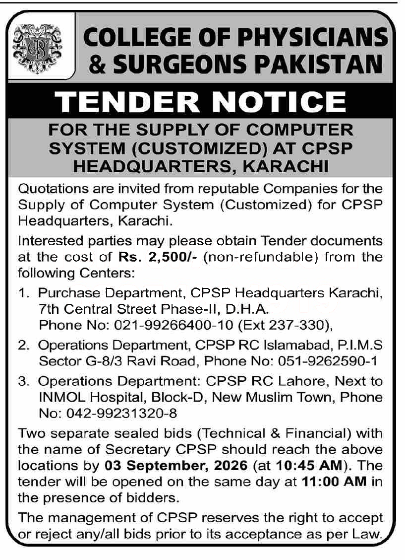 Tender Document