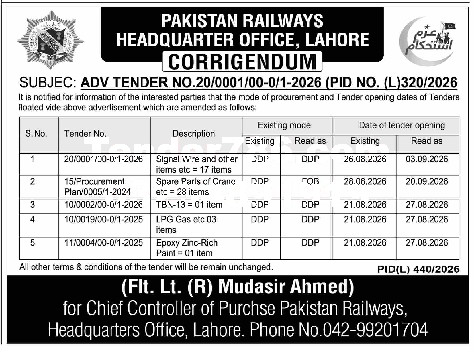 Tender Document