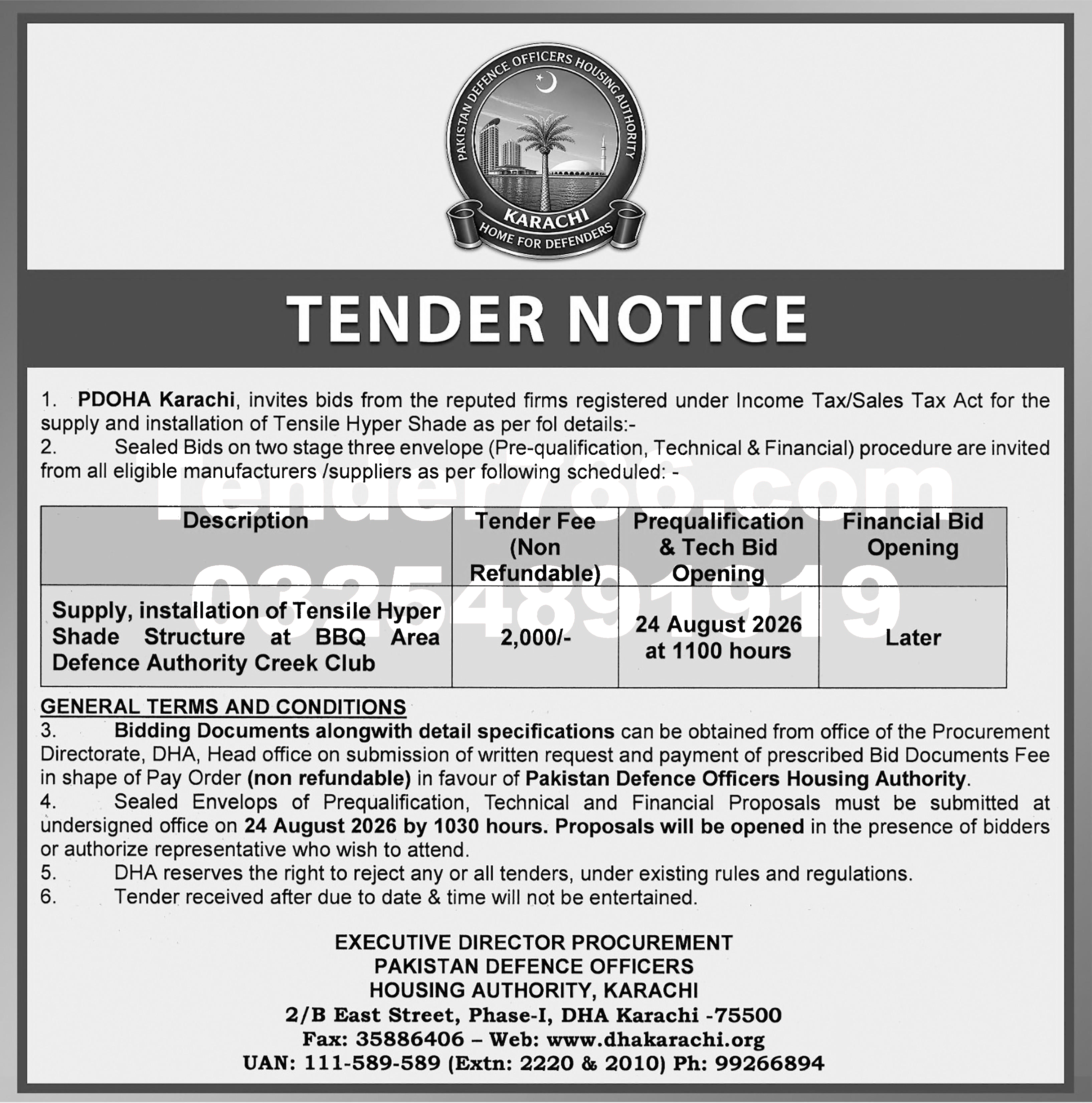 Tender Document