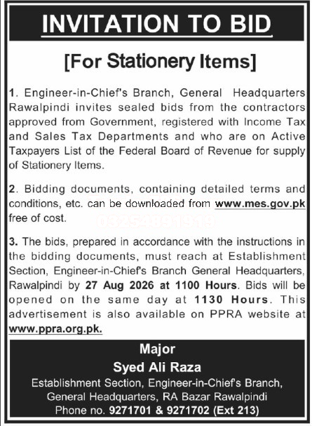 Tender Document