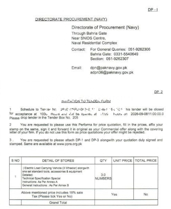 Tender Document