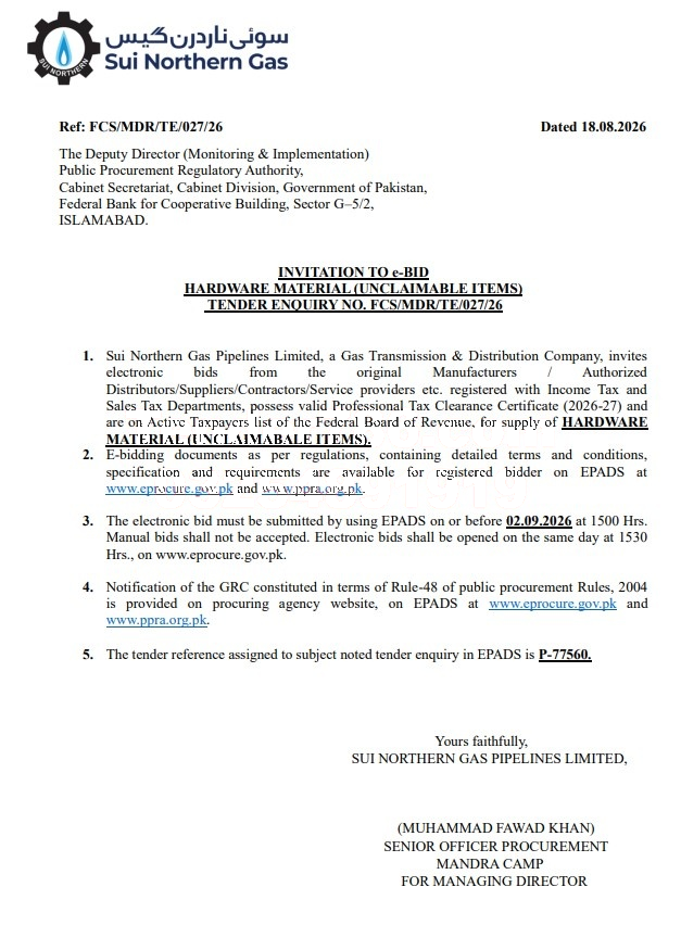 Tender Document