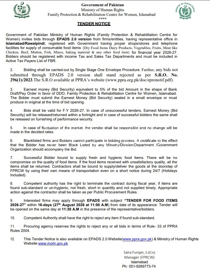 Tender Document