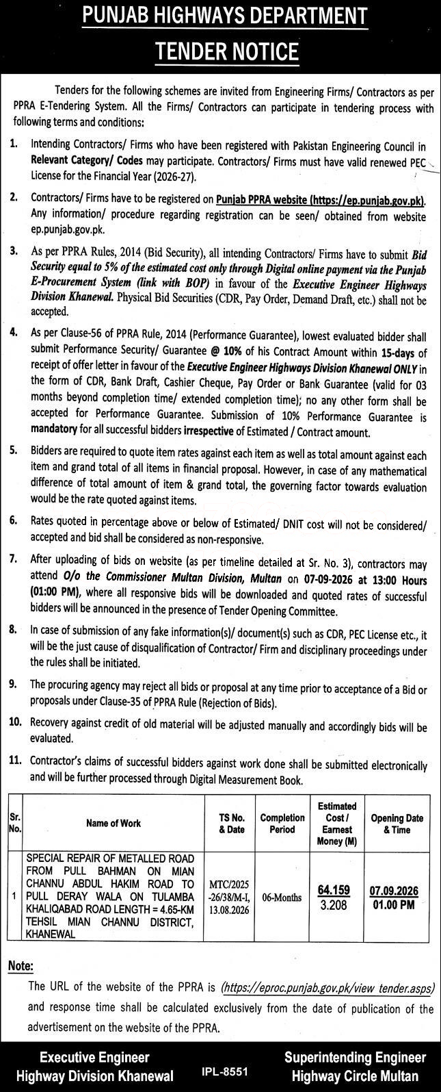 Tender Document