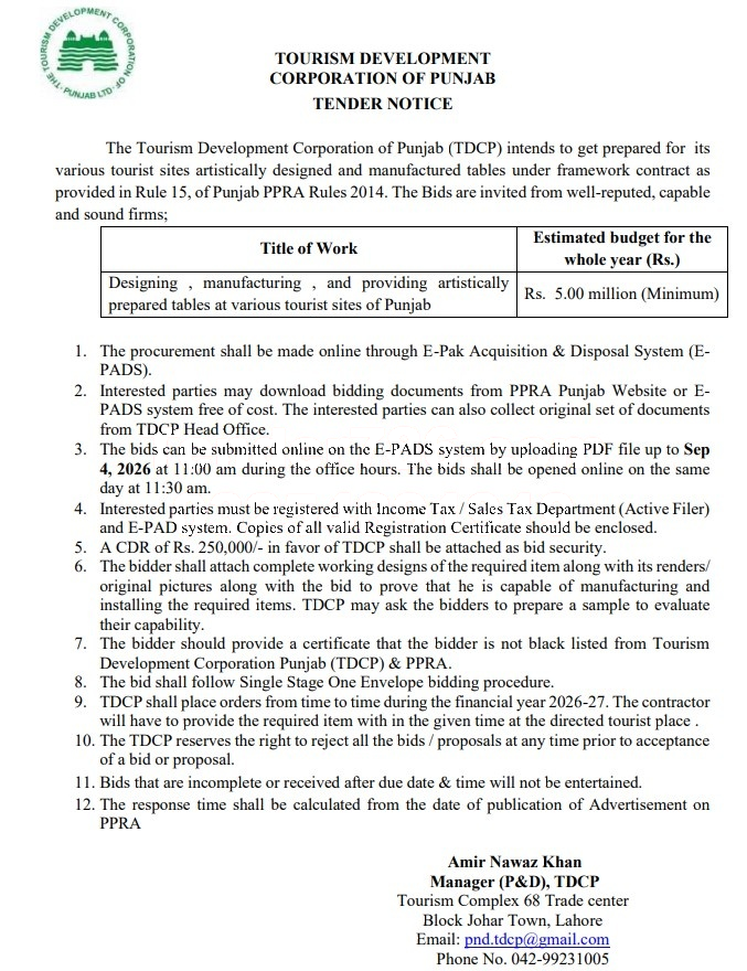 Tender Document