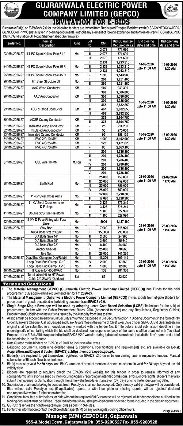 Tender Document