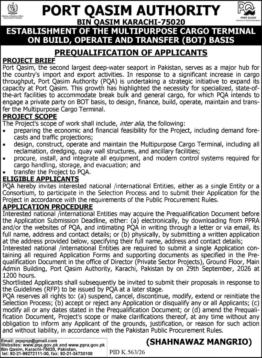 Tender Document