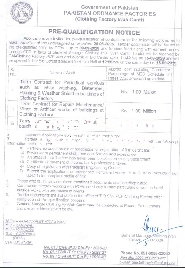 Tender Document