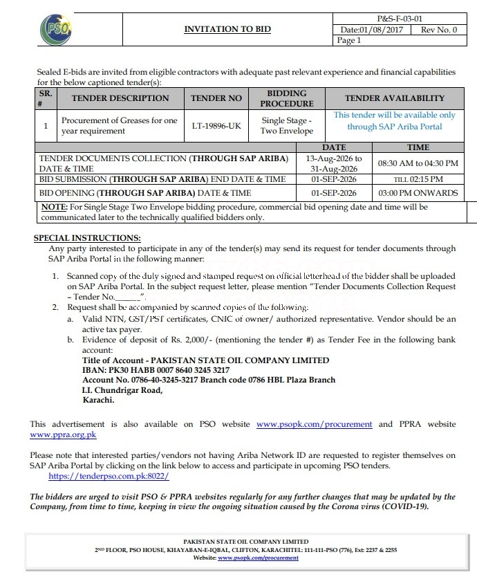Tender Document