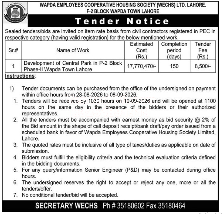 Tender Document