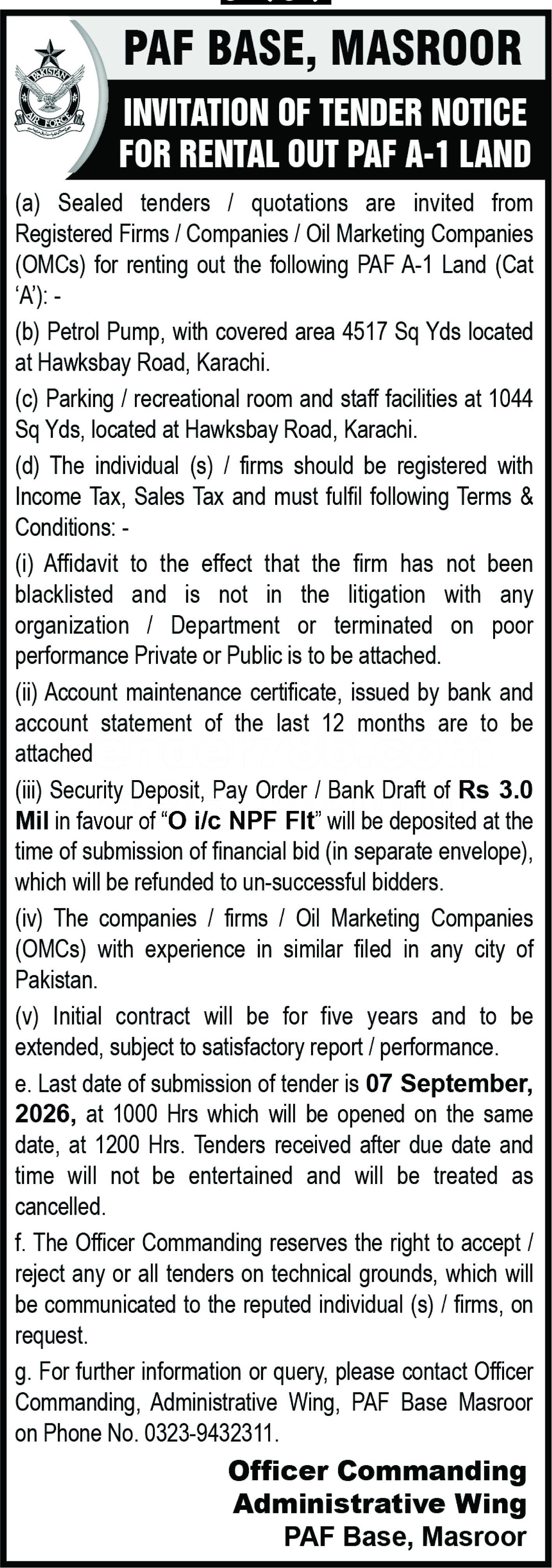 Tender Document